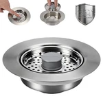 Sink Drain Strainer - Kitchen Stopper, 3 1 Straine.... Fixed Price $15.76.