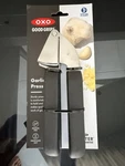 Oxo Good Grips Garlic Press * High Quality Stainless Steel W/black Rubber. Fixed Price $12.00.