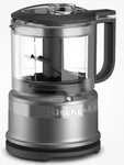 Kitchenaid KFC3516CU 3.5 Cup Mini Food Processor, Contour Silver. Fixed Price $59.00.