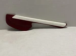 Pampered Chef #1703 Master Scraper Spatula Cranberry & White Retired Piece. Fixed Price $11.99.