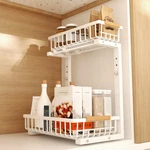 Fapzox Under Sink Organizer, Organizers And Storage, Large, White. Fixed Price $30.29.