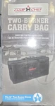 Camp Chef CB60UNV 14IN Two-burner Stove Carry Bag Black, Weather-resistant. Fixed Price $35.00.