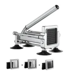 French Fry Cutter Stainless Steel Potato Vegetable Slicer Chopper 3 Blades. Fixed Price $56.99.