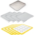 Nuwave Genuine 9-PIECE Ultimate Baking Kit 1.3 Deep Ss Roasting Tray 4 Racks. Fixed Price $104.53.