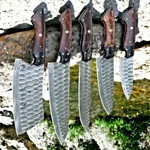 Custom Handmade Chef Knife Set Kitchen Knives Cutlery Forged Damascus Steel 2796. Fixed Price $99.90.