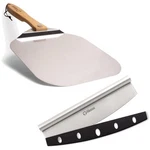 Portable Aluminum Pizza Paddle With Foldable Wood Handle - Chef's Choice. Fixed Price $63.69.
