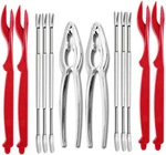 Seafood Tools Crab Crackers Nut Forks Set Opener Shellfish Lobster Leg. Fixed Price $33.81.