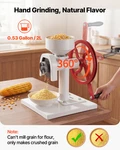 Manual Grain Mill W/ Flywheel Hand Crank Corn Wheat Grinder Adjustable Steel. Fixed Price $238.99.