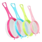 4PCS/SET Fine Mesh Strainer Set, Kitchen Plastic Flour Colander Solid-li.... Fixed Price $23.73.