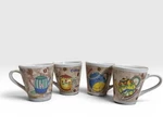 Encore Sales, Vtg Espresso Cups With Handles, Nwot, 2X2.5 Set Of 4 Multicolor. Fixed Price $19.87.