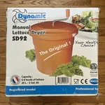 Dynamic E002 SD92 Salad Spinner, Manual, 5 Gallon Capacity Very Clean Nice. Fixed Price $149.98.
