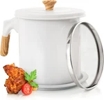 Mymoon Home Bacon Grease Container (48OZ / 1.4L) Iron Cooking Oil Storage Can Wi. Fixed Price $31.99.