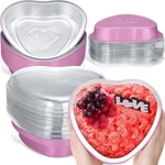 Patelai 25 Sets 22.7 Oz Valentine's Heart Shaped Cake Pans With Lid 7.4 ''. Fixed Price $41.26.