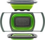 Qimh Colander Collapsible, Strainer Over The Sink Green. Fixed Price $22.17.