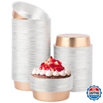 Beasea 200PK 7.3OZ 4" Aluminum Foil Ramekins Disposable Dessert Baking Cups. Fixed Price $38.54.