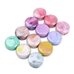 Rarapop 12 Pack Reusable Mini Round Tinplate Candle Jars With Lids, 20ML .... Fixed Price $16.43.