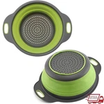 Silicone Collapsible Colander Strainer Kitchen Food Drain Rinse Space Saver Tool. Fixed Price $7.86.