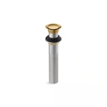 Kohler Clicker Drain Without Overflow Vibrant Brushed Moderne Brass 33151-2MB. Fixed Price $138.56.