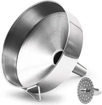 Super Large Stainless Steel Funnel With Detachable Strainer/filter For Coo. Fixed Price $28.87.