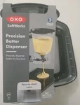 New Oxo Softworks Precision Batter Dispenser 4 Cup Squeezable Handle-. Fixed Price $15.50.