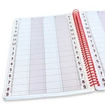 Notebook Planner, 4 Column Appointment Large 8.5" X 13.5" Undated 2025. Fixed Price $35.95.