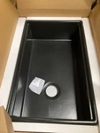 Bocchi Contempo Single Bowl Kitchen Sink Step-rim Apron Front Fireclay 30 In.. Fixed Price $299.99.