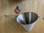 New Loco Cookers Gigantic Stainless Steel Funnel Cooking Grill Fryer Strainer. Fixed Price $14.99.