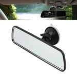 Iayokocc Car Rear View Mirror With Suction Cup, Hd Free Size, Black. Fixed Price $12.58.
