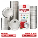 Canning Lids Regular And Wide Mouth 24-100 Count 70MM,86MM. Fixed Price $19.49.
