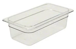 Cambro Camwear Regular Food Pan Clear 3.8 Qt. 12.75" X 6.93" 4" H 1/PACK. Fixed Price $24.90.