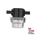 Rlecs Black Water Pump Filter 3/8 Inch Hose Barb Inline Strainer Suitable For. Fixed Price $17.98.