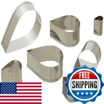 Ateco Plain Tear Drop Cutter Set 5266. Fixed Price $36.24.