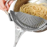 Clip On Strainer, Adjustable Heat Resistant Flexible Snap Colander For Pasta. Fixed Price $202.81.