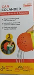 Kitchen Multifunctional Two Portable Can Colanders Red & Gray Silica Gel Allstar. Fixed Price $9.99.