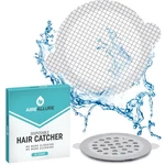 Pack Disposable Shower Drain Hair Catcher Mesh 3.5" Round - 25, White. Fixed Price $23.38.