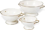 Metal Colander Set Of 3, Strainer Basket With Handles Perfect For Spaghetti, Pas. Fixed Price $89.99.