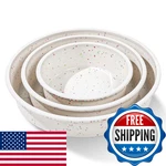 Vinino 3 Pack Round Cake Pan Set (6''/8''/10'') With Metal Reinforced Frame, Cir. Fixed Price $38.61.