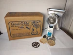 Rival Grind-o-mat Model 358-T Meat Grinder With Vac-o- Matic Base Vintage. Fixed Price $49.99.