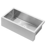 Westbrass BSS133W 33" Single Bowl 18 Ga. Stainless Steel Kitchen Sink With White. Fixed Price $499.87.