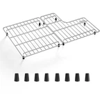 Jkxoo 14.5" 23.2" Stainless Steel Sink Protectors For Kitchen Kohler. Fixed Price $82.01.