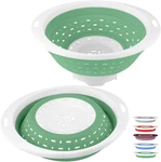 Qimh Collapsible Colander Strainer, QUART(1.25 Gal) Bpa Free & Dishwasher-. Fixed Price $20.45.