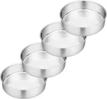 P&p Chef Cake Set Of 4, Stainless Steel Baking Round Tins Bakeware. Fixed Price $22.59.