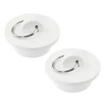 2PCS White Rubber Drain Stoppers, 1-3/8 Inch Sink Plug Dr.... Fixed Price $12.57.