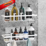 Durmmur 2 Adhesive White Shower Caddy Organizer With Packs,. Fixed Price $15.32.