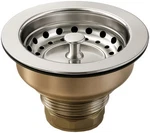 Whitehaus NRNW35B Stainless Steel 3-1/2" Basket Strainer With Lift Stopper. Fixed Price $49.00.