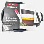 Oxo Good Grips 2 Cup Fat Separator New In Box. Fixed Price $12.88.