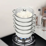 26CM/30CM 5 Tier Stainless Steel Cooker Steamer Food Vegetable Pot Kitchen. Fixed Price $49.02.