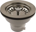 Westbrass Large Kitchen Sink Basket Strainer, Satin Nickel, D2143P-07. Fixed Price $19.99.