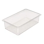 Cambro 15CLRCW135 Full Size In Clear Camwear Food Pan Colander. Fixed Price $36.96.