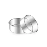 E-far Small Cake Pans Set Of 2, 5 Inch Stainless Steel Mini Round Baking Tin. Fixed Price $16.12.
